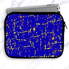 Blue Pattern Apple Ipad 2/3/4 Zipper Cases by Valentinaart