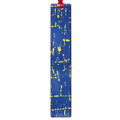 Deep Blue And Yellow Pattern Large Book Marks