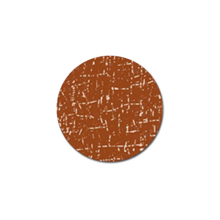 Brown elelgant pattern Golf Ball Marker