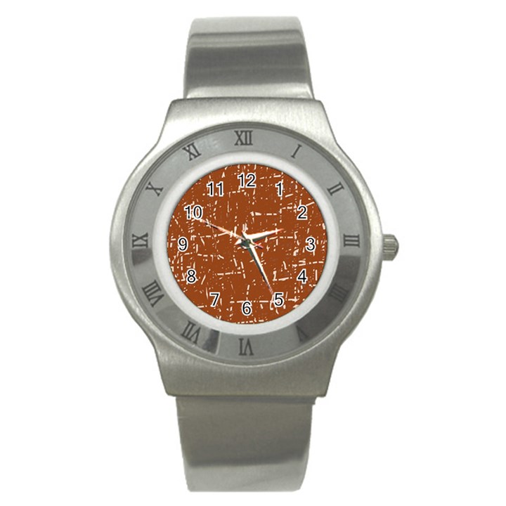 Brown elelgant pattern Stainless Steel Watch