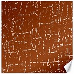 Brown elelgant pattern Canvas 12  x 12   11.4 x11.56  Canvas - 1