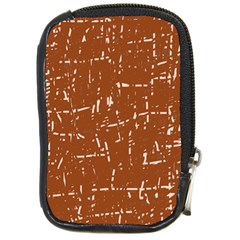 Brown elelgant pattern Compact Camera Cases