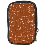 Brown elelgant pattern Compact Camera Cases Front