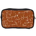 Brown elelgant pattern Toiletries Bags Front