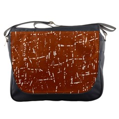 Brown elelgant pattern Messenger Bags