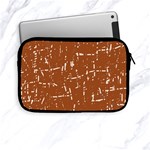 Brown elelgant pattern Apple iPad Mini Zipper Cases Front