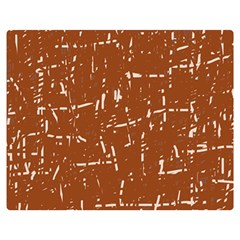 Brown Elelgant Pattern Double Sided Flano Blanket (medium) 