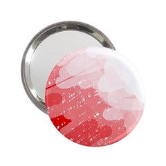 Red Pattern 2 25  Handbag Mirrors