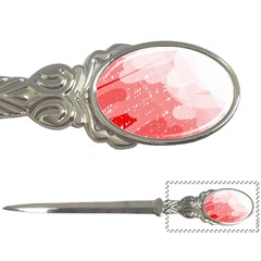 Red Pattern Letter Openers