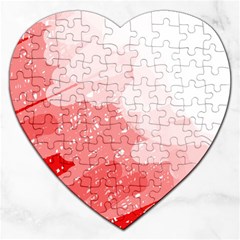 Red Pattern Jigsaw Puzzle (heart)