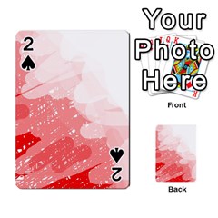 Red Pattern Playing Cards 54 Designs 