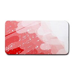 Red Pattern Medium Bar Mats