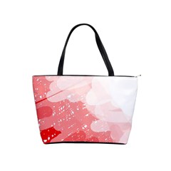 Red Pattern Shoulder Handbags