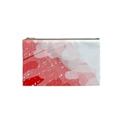 Red Pattern Cosmetic Bag (small) 