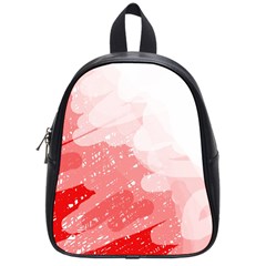 Red Pattern School Bags (small) 