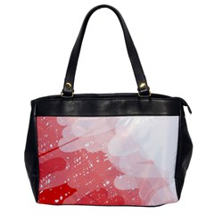 Red Pattern Office Handbags