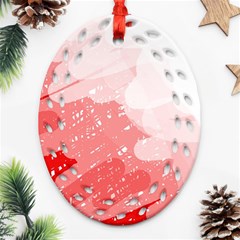 Red Pattern Ornament (oval Filigree) 