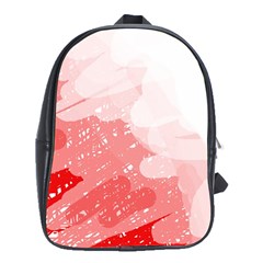 Red Pattern School Bags (xl) 