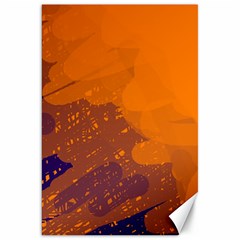 Orange And Blue Artistic Pattern Canvas 20  X 30  