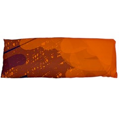 Orange And Blue Artistic Pattern Body Pillow Case (dakimakura)