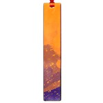 Orange and blue artistic pattern Large Book Marks Front