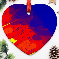 Colorful Pattern Ornament (heart) 