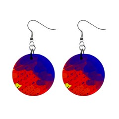 Colorful Pattern Mini Button Earrings