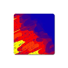 Colorful Pattern Square Magnet