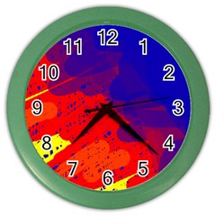 Colorful Pattern Color Wall Clocks