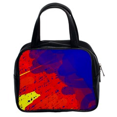 Colorful Pattern Classic Handbags (2 Sides) by Valentinaart