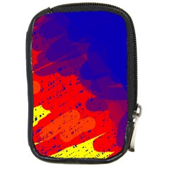 Colorful Pattern Compact Camera Cases by Valentinaart