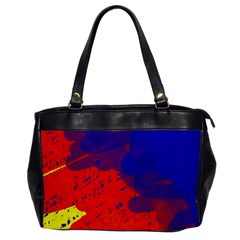 Colorful Pattern Office Handbags by Valentinaart