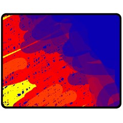 Colorful Pattern Fleece Blanket (medium) 