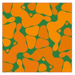 Orange Shapes                                                                                        Satin Scarf