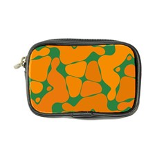 Orange Shapes                                                                                        	coin Purse