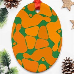 Orange Shapes                                                                                        			ornament (oval)