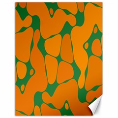 Orange Shapes                                                                                        			canvas 18  X 24 