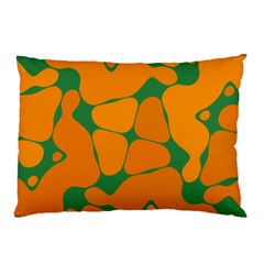 Orange Shapes                                                                                        			pillow Case