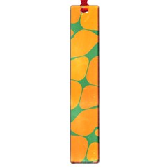 Orange Shapes                                                                                        			large Book Mark