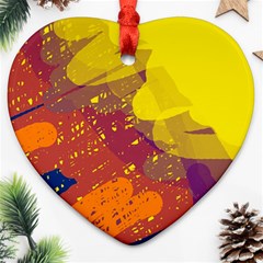 Colorful Abstract Pattern Ornament (heart) 