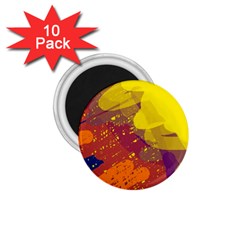 Colorful Abstract Pattern 1 75  Magnets (10 Pack) 