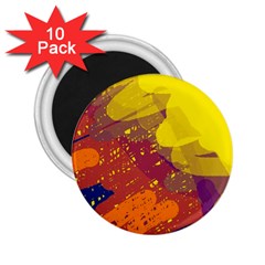 Colorful Abstract Pattern 2 25  Magnets (10 Pack) 