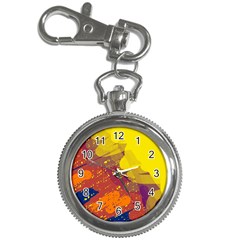 Colorful Abstract Pattern Key Chain Watches