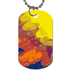 Colorful Abstract Pattern Dog Tag (one Side)