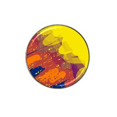 Colorful Abstract Pattern Hat Clip Ball Marker by Valentinaart