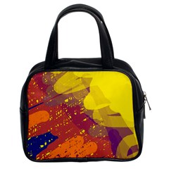 Colorful Abstract Pattern Classic Handbags (2 Sides)