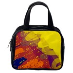 Colorful abstract pattern Classic Handbags (2 Sides) Back