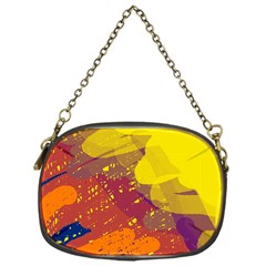 Colorful Abstract Pattern Chain Purses (one Side) 