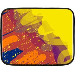 Colorful Abstract Pattern Fleece Blanket (mini)