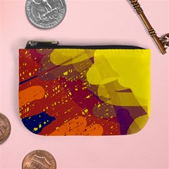 Colorful Abstract Pattern Mini Coin Purses